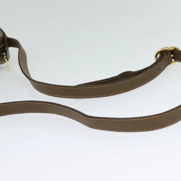 GUCCI GG Supreme Web Sherry Line Bag PVC Beige Gold - Picture 5 of 16